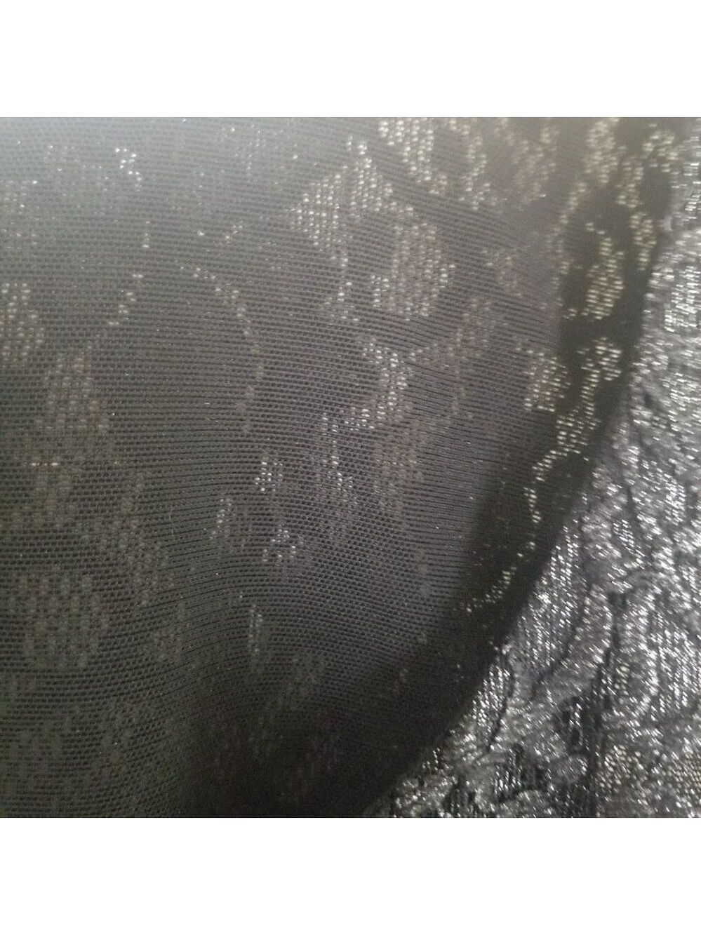 Le Chateau Womens Size Small Black Floral Lace Cold Shoulder Flutter Top NWT - Picture 4 of 12